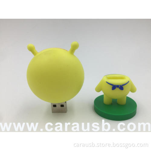 Three-dimensional characters usb disk cartoon characters flash memory 3D PVC custom gifts